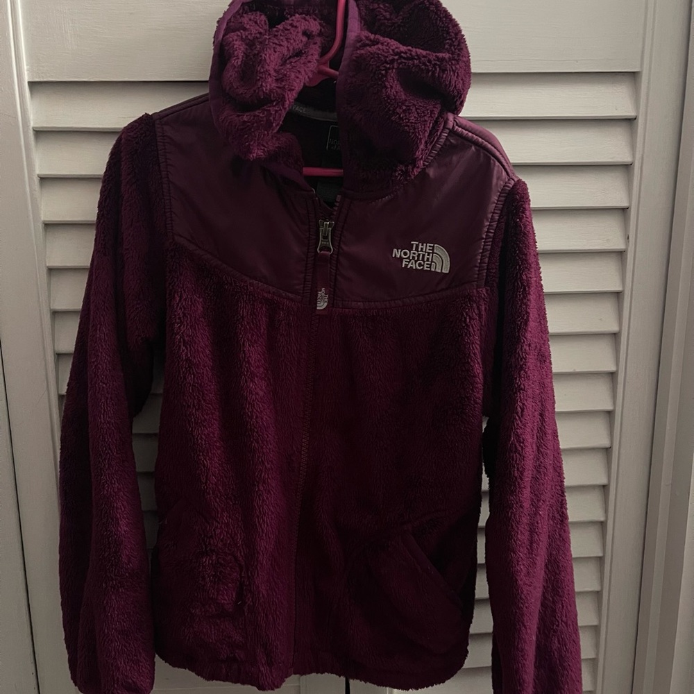 The North Face Maroon Fleece Jacket